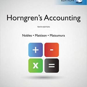 Horngren's Accounting, Global Edition - eBook