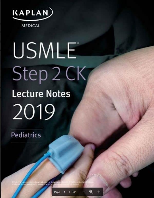 USMLE Step 2 CK Lecture Notes 2019 pediatrics