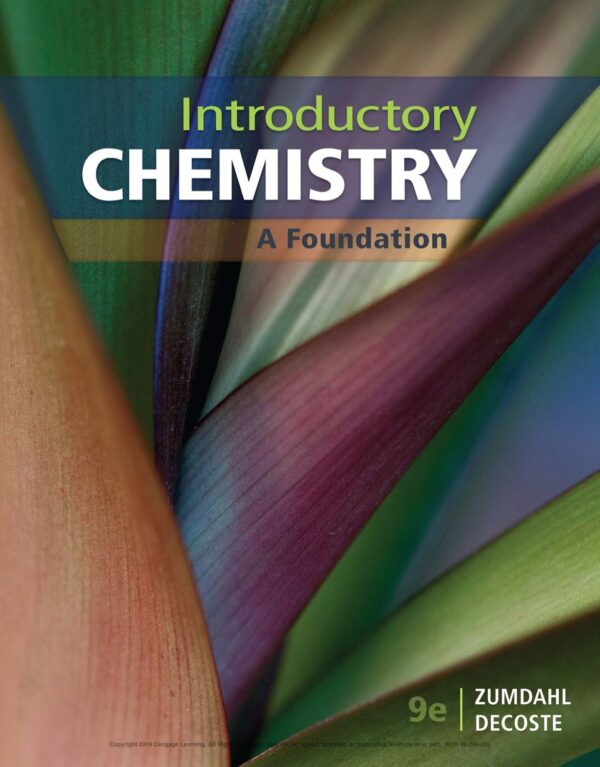 Introductory Chemistry A Foundation 9e pdf