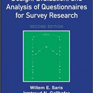 Design, Evaluation, and Analysis of Questionnaires for Survey Research (2nd Edition) - eBook