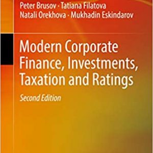 Modern Corporate Finance, Investments, Taxation and Ratings (2nd Edition) - eBook