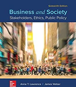 Business and Society: Stakeholders, Ethics, Public Policy (16th Edition) - eBook