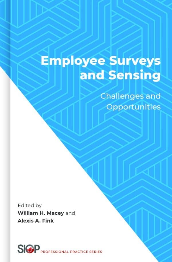 Employee Surveys and Sensing: Challenges and Opportunities - eBook