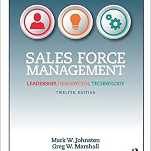 Sales Force Management: Leadership, Innovation, Technology (12th Edition) - eBook